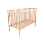 Voir la diapositive 1 : COMBELLE Lit Remi 70x140cm en Bois Brut Naturel - Mobilier Enfant Artisanale