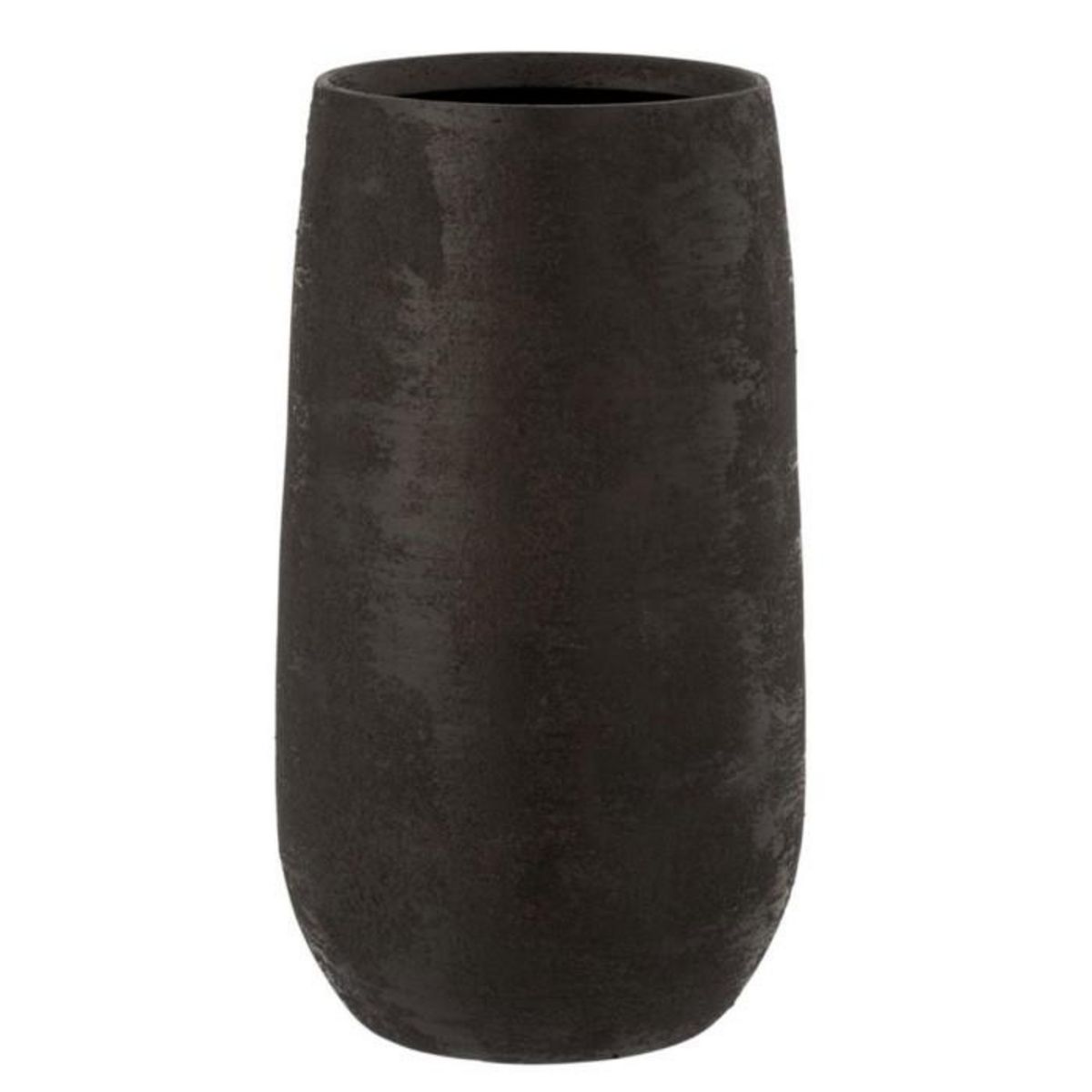 Paris Prix Vase Design en Céramique  Irrégulier  42cm Noir