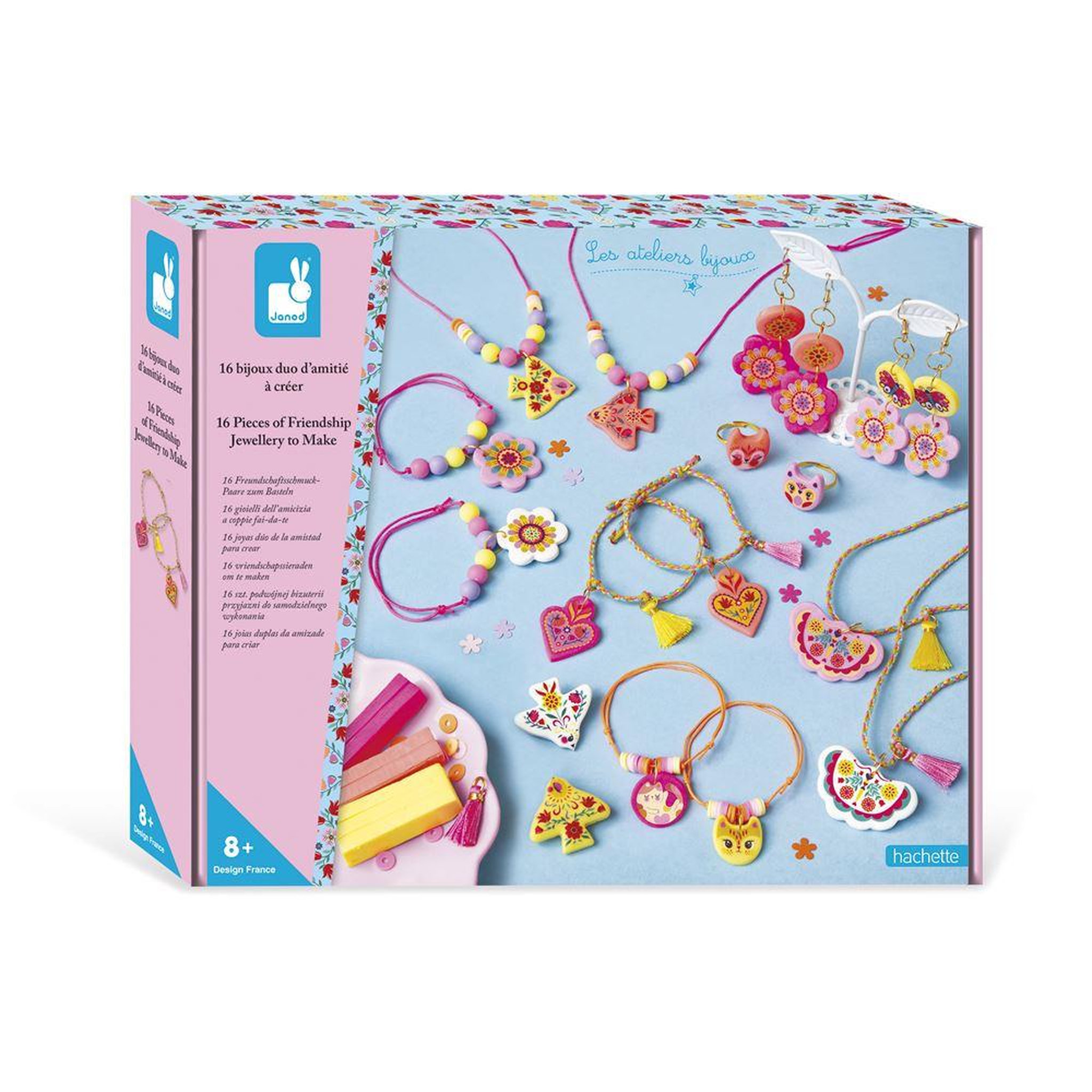 JANOD Jeu créatif Janod 16 Bijoux duo d'amitié à créer