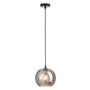 Voir la diapositive 2 : Paris Prix Lampe Suspension en Verre  Miroir  20cm Argent