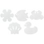 CENTRALE BRICO Pastilles antidérapantes blanc pour baignoire / douche, Grip