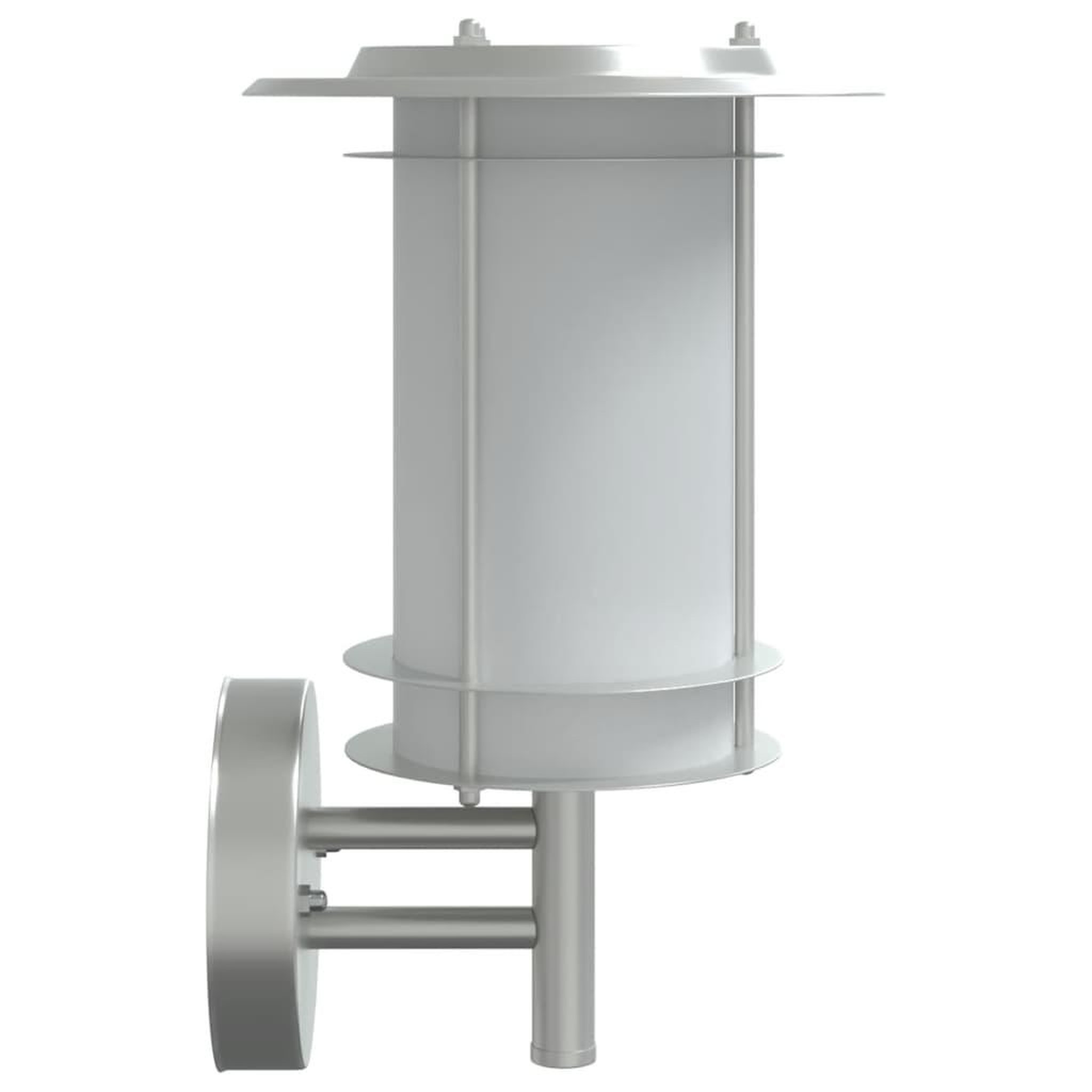 Voir la diapositive 5 : VIDAXL Applique murale d'exterieur argente acier inoxydable