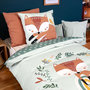Voir la diapositive 3 : COTE DECO Parure de lit enfant Renard - 100% coton 57 fils/cm² - 140 x 200 cm