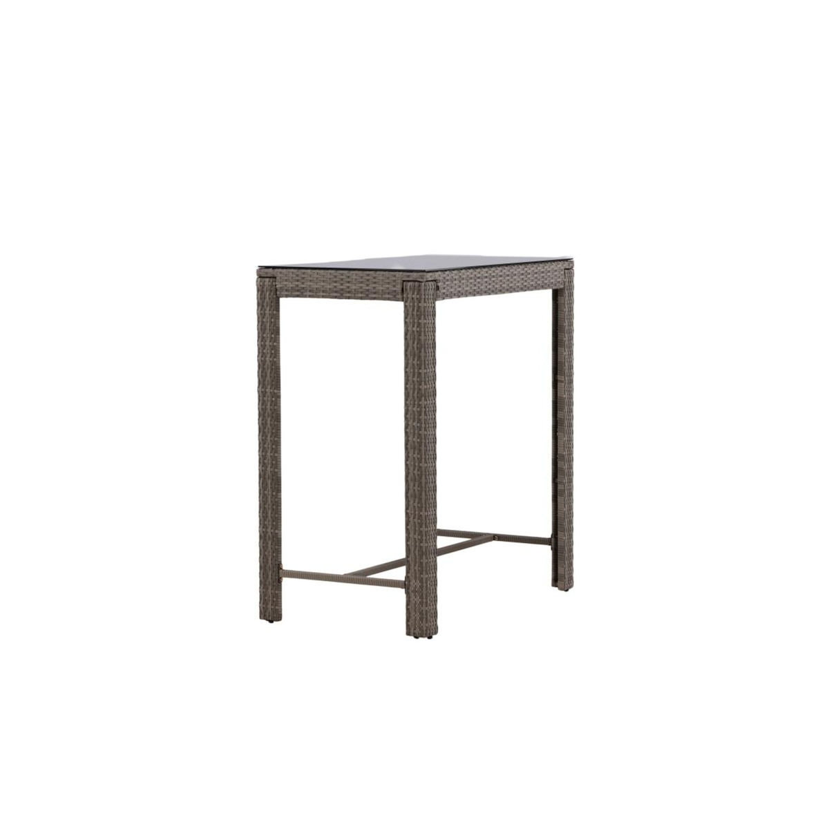 Paris Prix Table de Bar de Jardin  Alo  110cm Gris