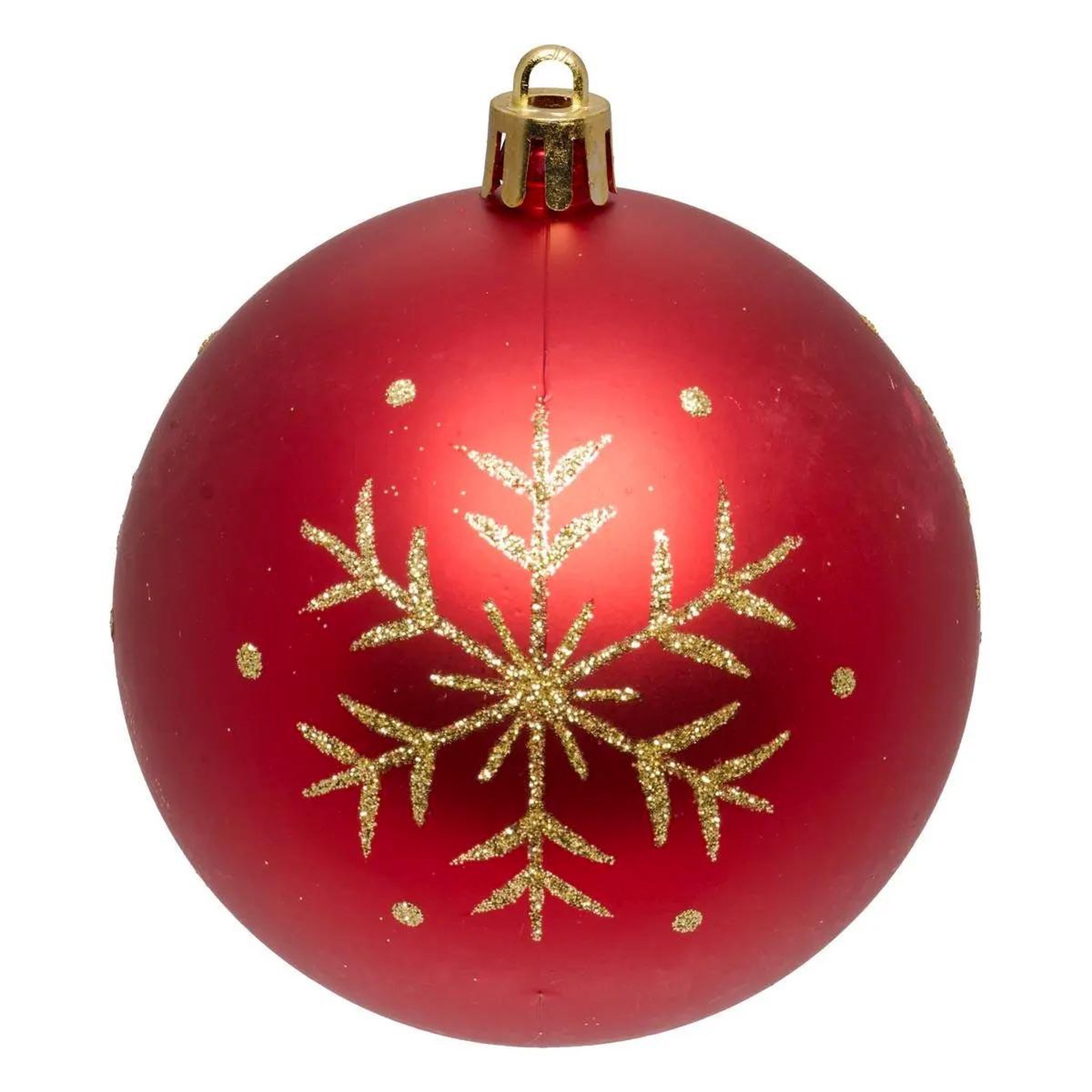 Voir la diapositive 6 : ATMOSPHERA Lot de 60 boules de noël  rena  8cm rouge & doré
