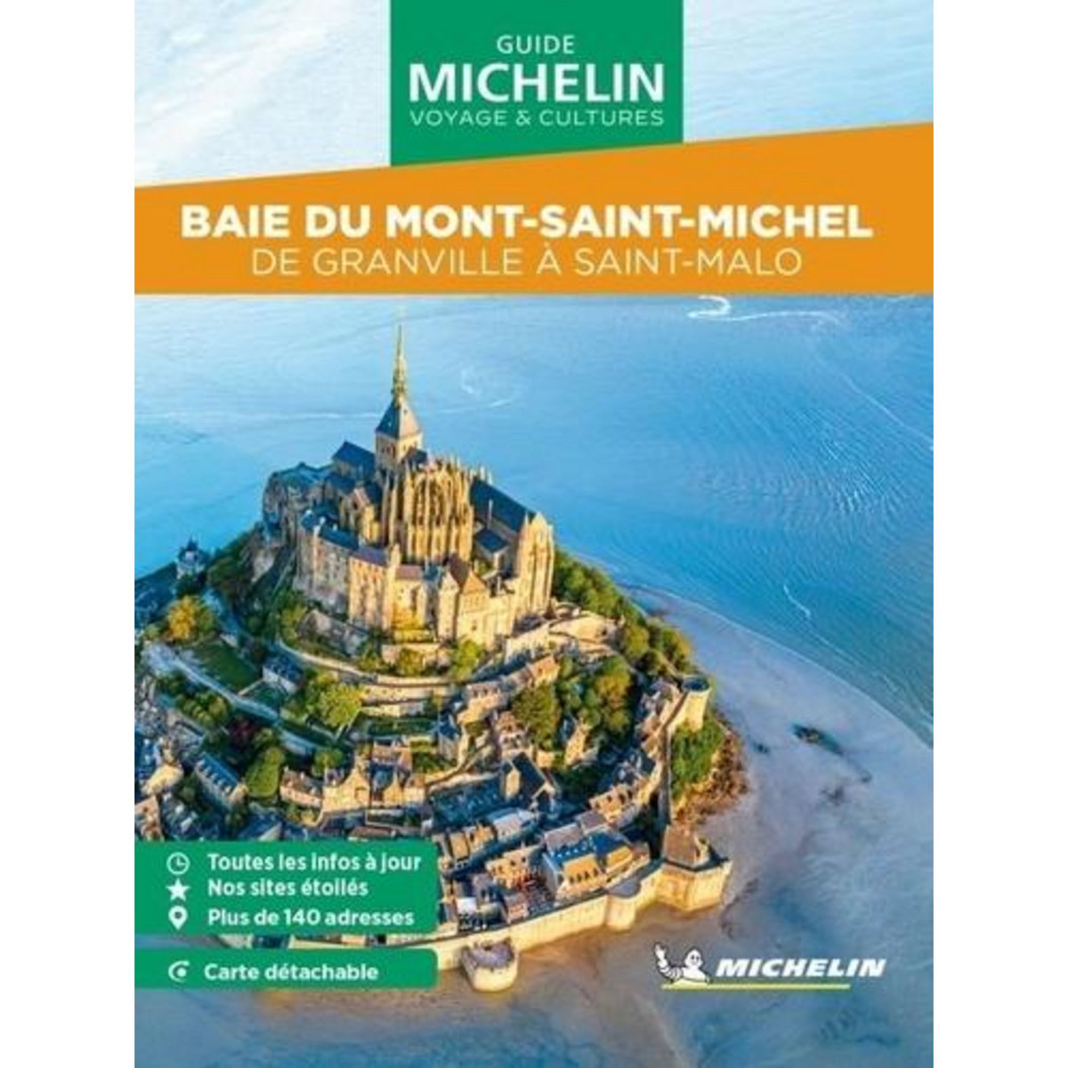 BAIE DU MONT-SAINT-MICHEL. DE GRANVILLE A SAINT-MALO, AVEC 1 PLAN DETACHABLE, Michelin