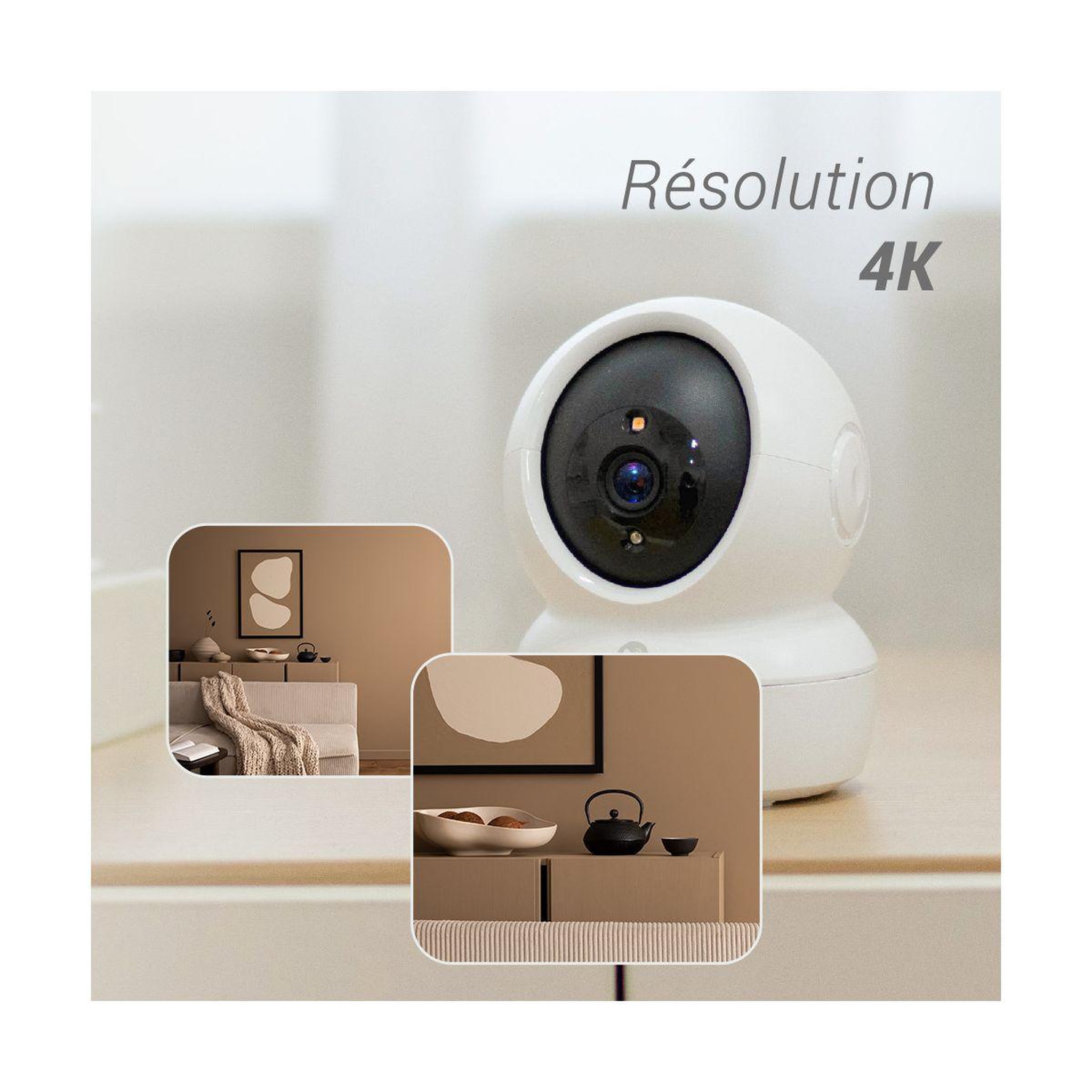 Voir la diapositive 4 : EZVIZ Caméra de surveillance H6c Pro 4K