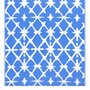 VIDAXL Tapis d'exterieur Bleu et blanc 120x180 cm PP