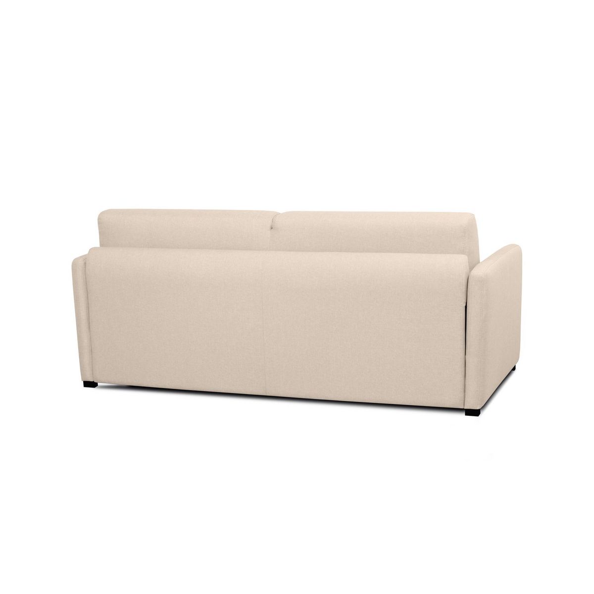 Canapé convertible 140 cm  système couchage express 3 places en tissu Gris clair ALICE 