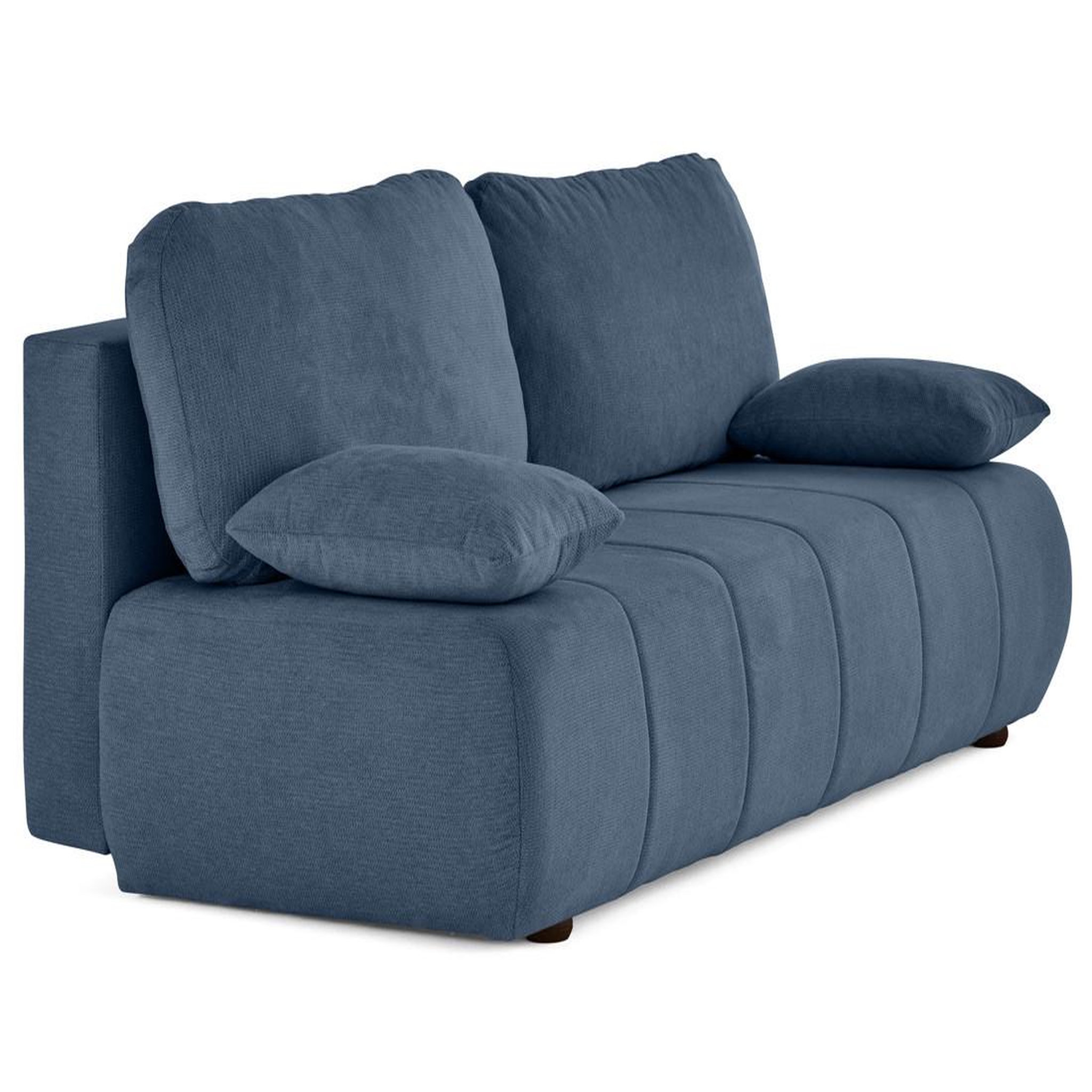 Voir la diapositive 5 : BEST MOBILIER Harper - canapé 3 places convertible avec coffre en tissu texturé
