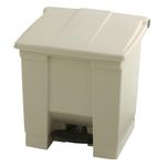 RUBBERMAID Rubbermaid Poubelle a pedale classique 30 L Beige
