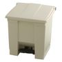 Voir la diapositive 1 : RUBBERMAID Rubbermaid Poubelle a pedale classique 30 L Beige
