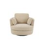 Voir la diapositive 2 : Paris Prix Fauteuil Pivotant  Swiv  109cm Beige
