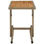 Voir la diapositive 3 : VIDAXL Table de jardin Beige Bois massif d'acacia et poly rotin