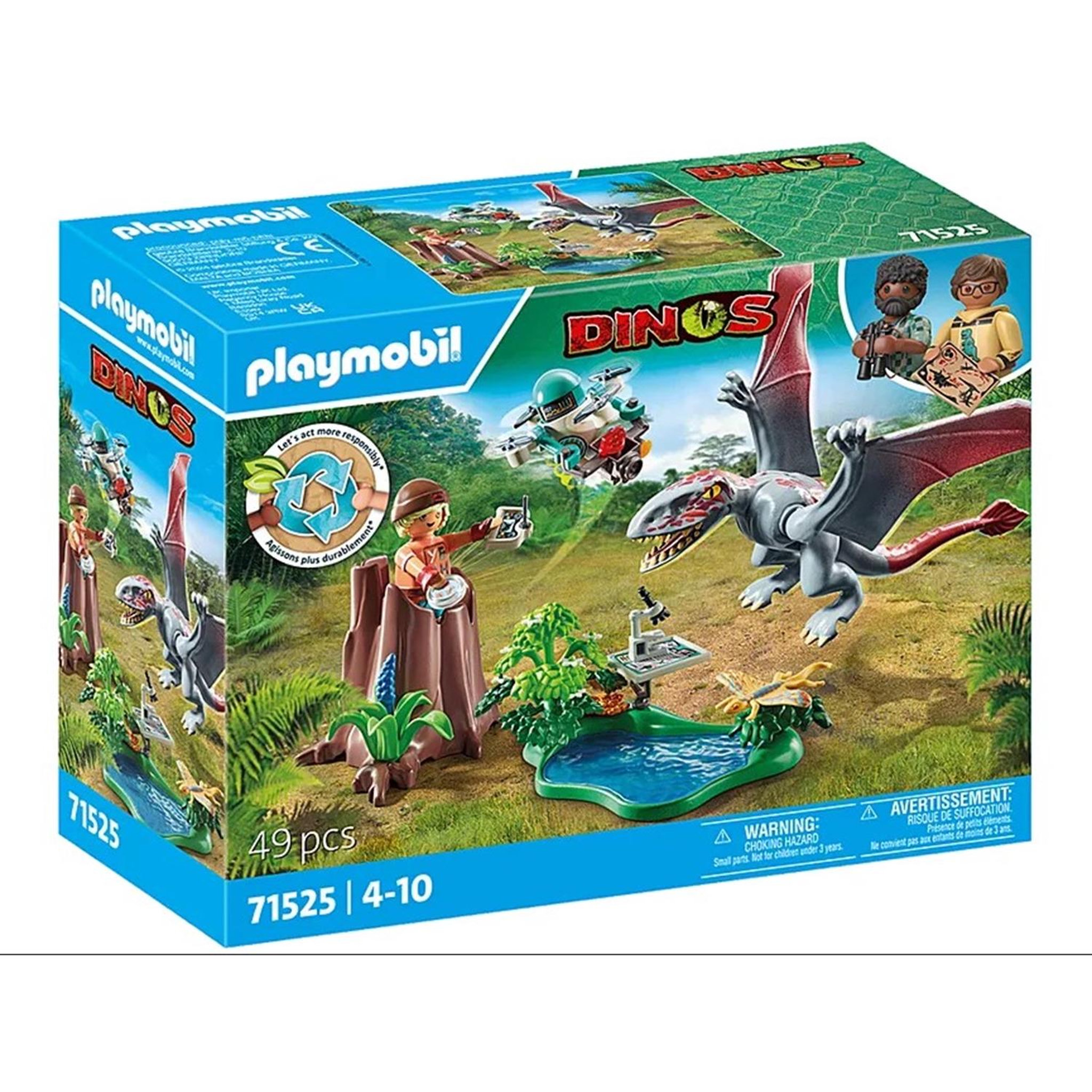 PLAYMOBIL Dinos Drone d'observation avec dimorphodon