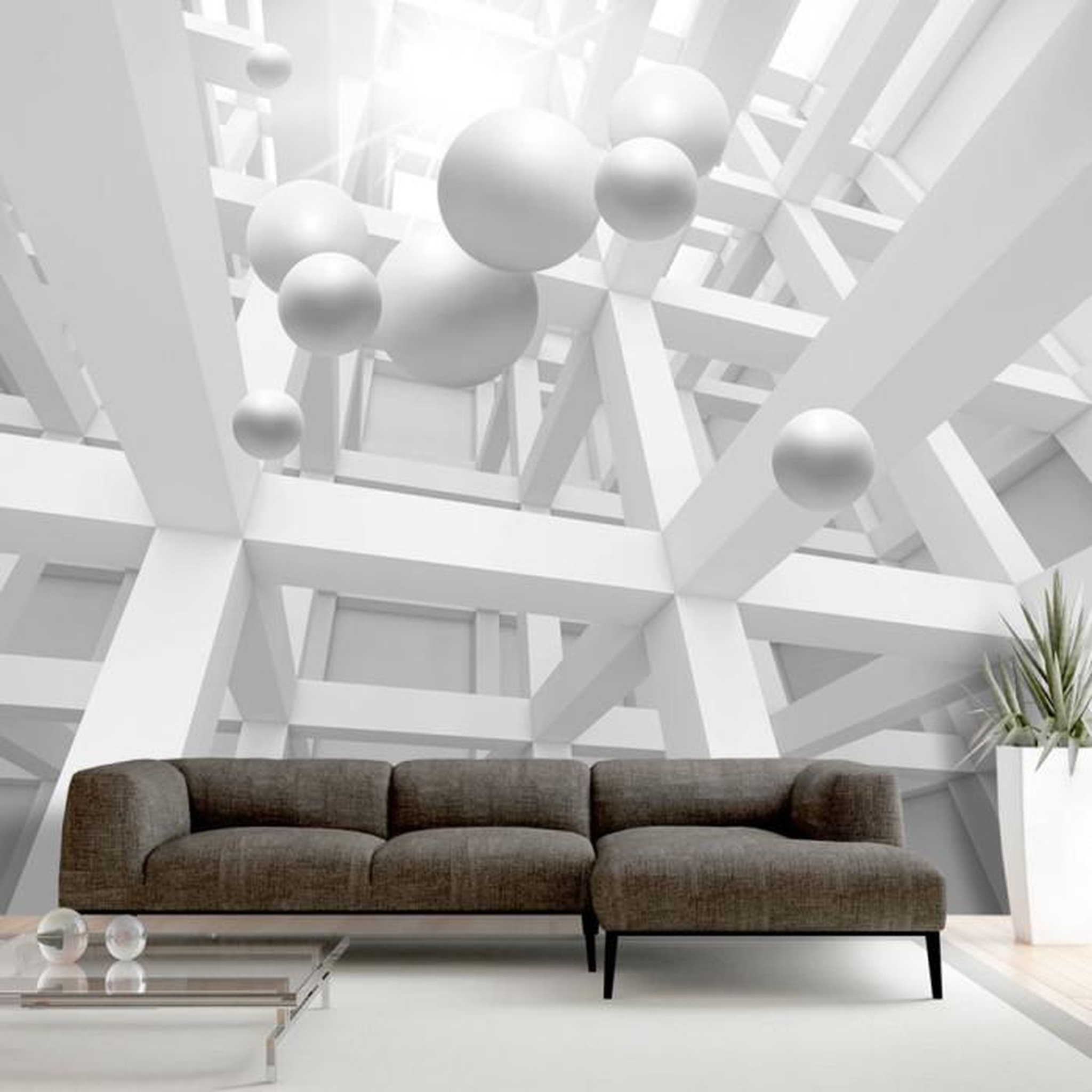 Paris Prix Papier Peint  White Enclave. Coloris disponibles : Multicolore