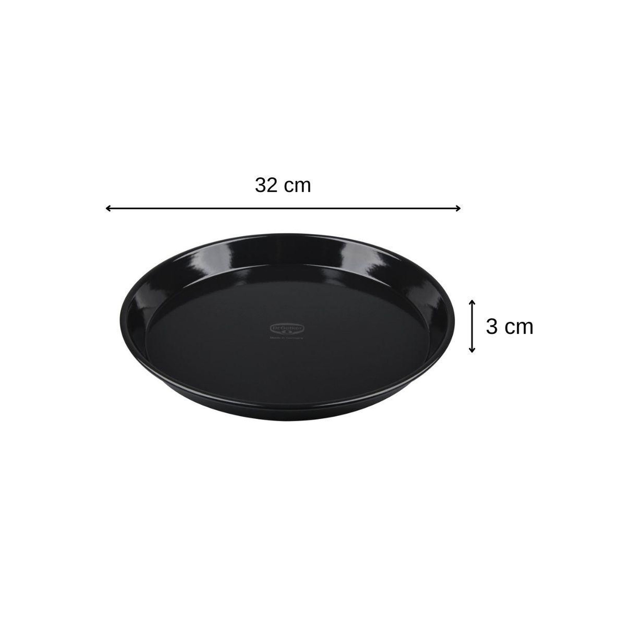 Voir la diapositive 3 : DR.OETKER Lot de 2 plats à four pour tartes et pizzas 32 cm dr.oetker tradition