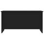 Voir la diapositive 4 : VIDAXL Table basse noir 102x55,5x52,5 cm bois d ingénierie