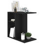 Voir la diapositive 3 : VIDAXL Table d'appoint Noir 50x30x50 cm Bois d'ingenierie