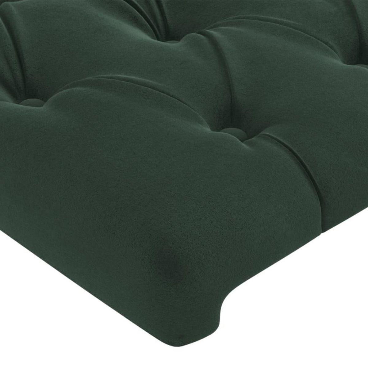 VIDAXL Tete de lit Vert fonce 80x7x78/88 cm Velours