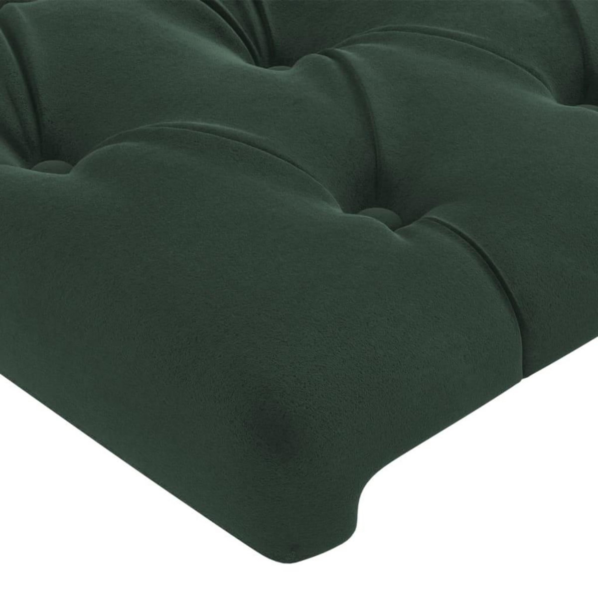 VIDAXL Tete de lit Vert fonce 80x7x78/88 cm Velours