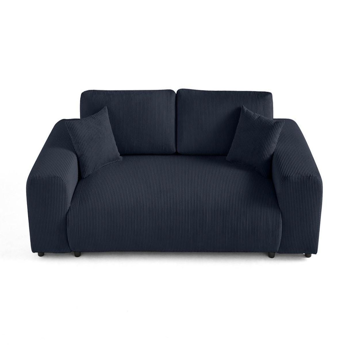 LISA DESIGN Garance - canapé droit 3 places - en velours côtelé