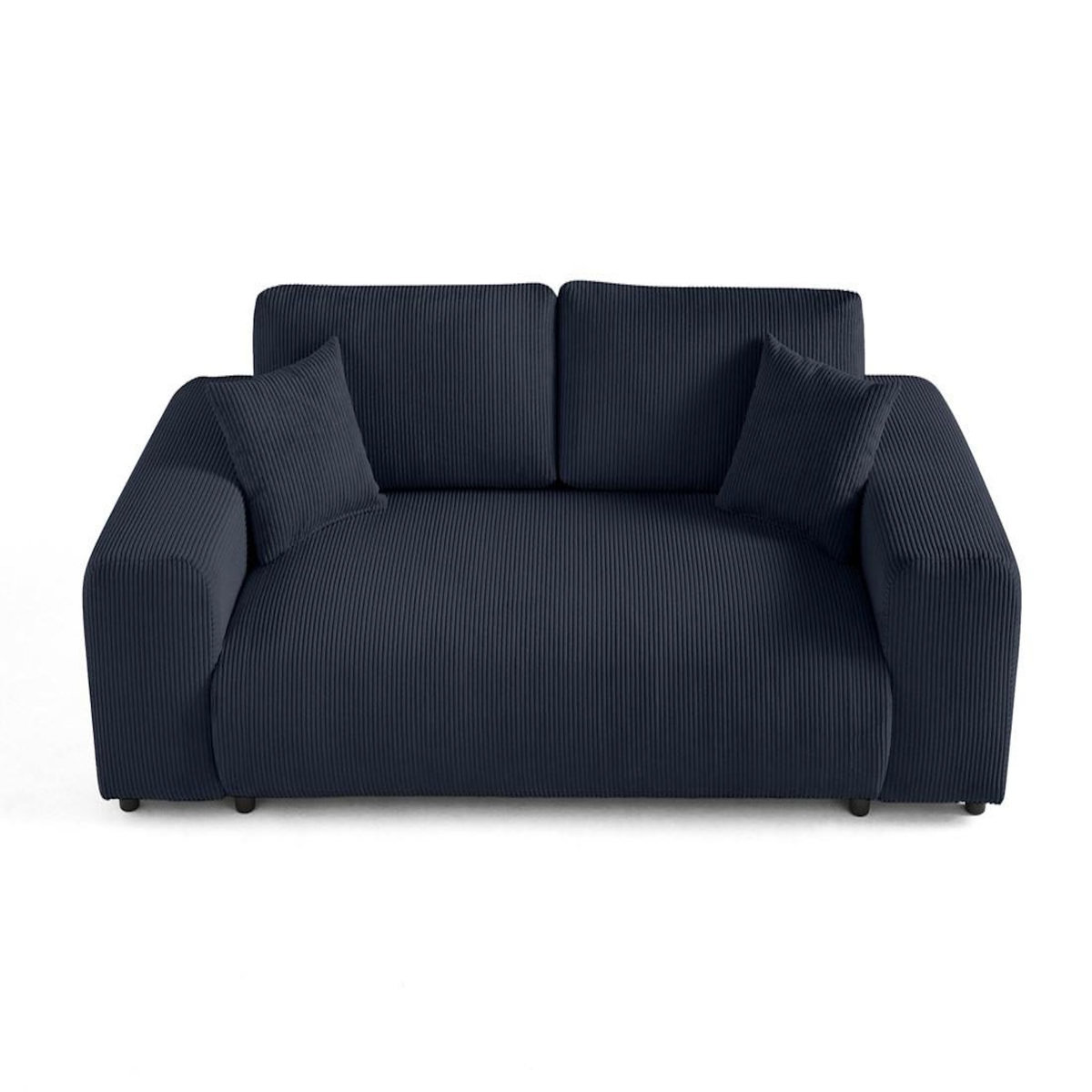 LISA DESIGN Garance - canapé droit 3 places - en velours côtelé