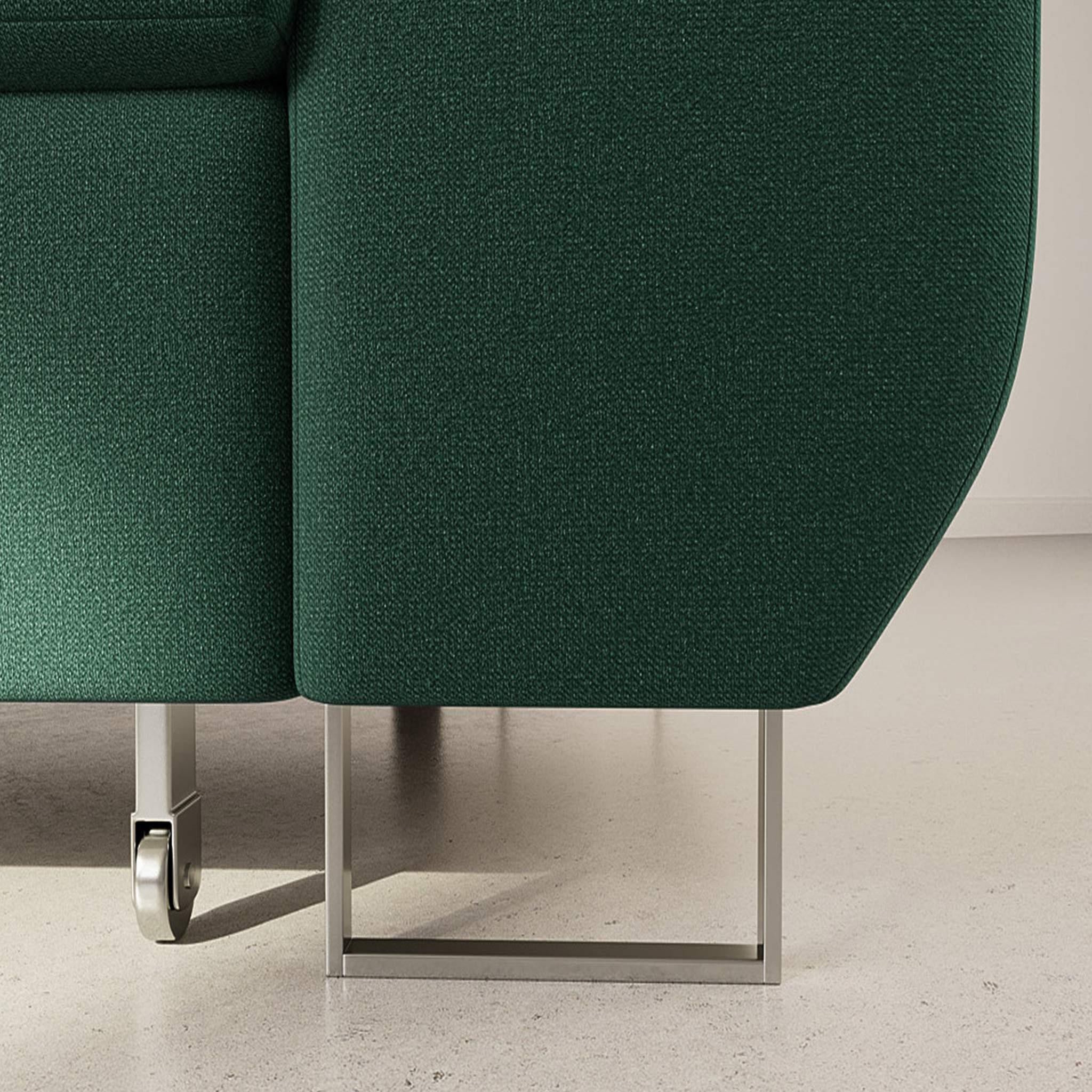 Voir la diapositive 4 : BEST MOBILIER Pablo - canapé d'angle gauche - 6 places - convertible avec coffre et têtières réglables - en velours