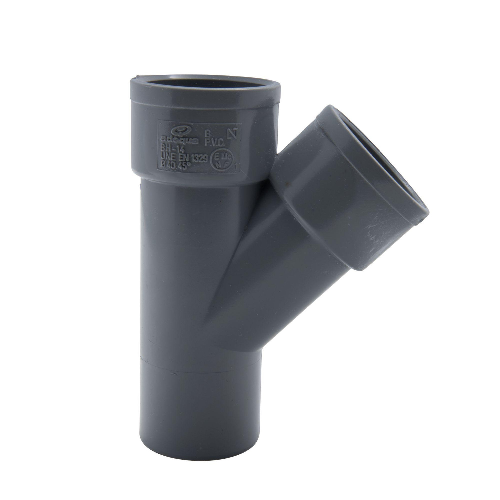 Jardibric Culotte mâle-femelle 45° ø40mm sfc