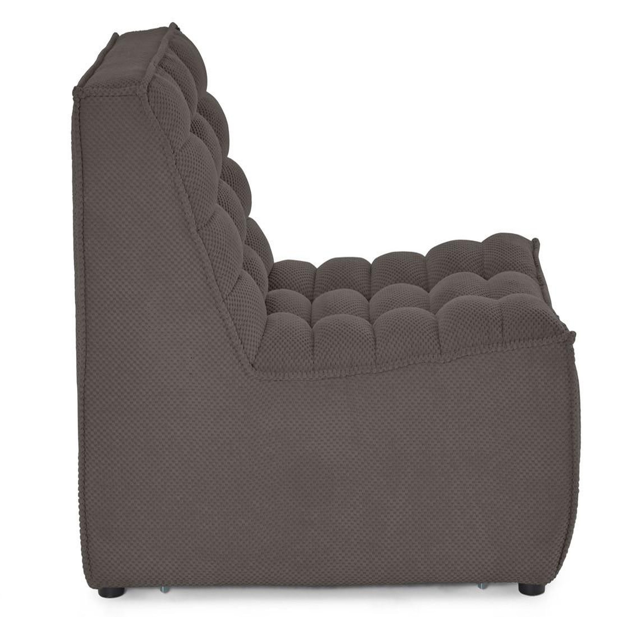 Voir la diapositive 5 : LISA DESIGN Ellie - fauteuil en velours texturé