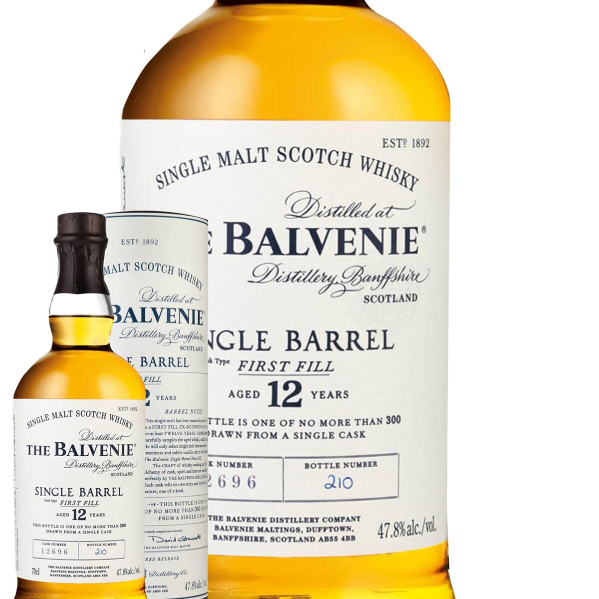 Balvenie Whisky Balvenie Single Barrel First Fill - 12 ans - 70cl - étui