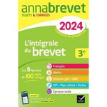  L'INTEGRALE DU BREVET 3E. SUJETS & CORRIGES, EDITION 2024, Formond Christine
