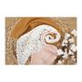 Voir la diapositive 2 : DOMIVA Maxi lange - Imprimé - 100x100 cm - Vieux rose