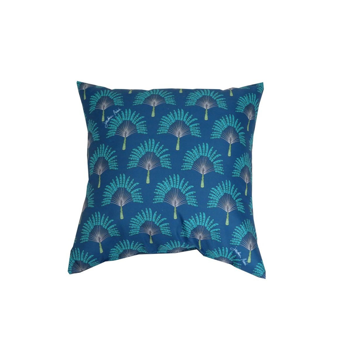 Jardin Privé Coussin déco de jardin 40x40 bleu marine JAKARTA