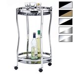 IDIMEX Chariot de service VEGA, en métal. Coloris disponibles : Gris