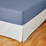 DUNLOPILLO Protège matelas 2 en 1 imperméable Bleu. Coloris disponibles : Bleu
