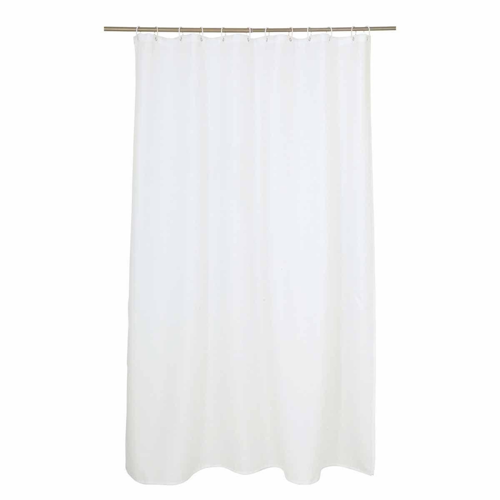 Voir la diapositive 3 : Douceur d'Intérieur Rideau de douche  quartz  180x200cm blanc