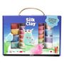 Voir la diapositive 2 : CREATIV COMPANY Coffret de modelage Silk Clay - couleurs assorties - 31 pcs
