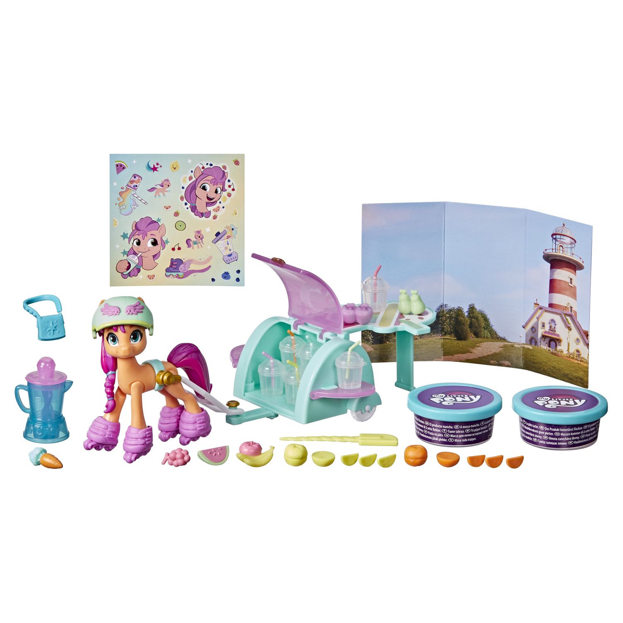 Voir la diapositive 1 : HASBRO My Little Pony Sunny en scène