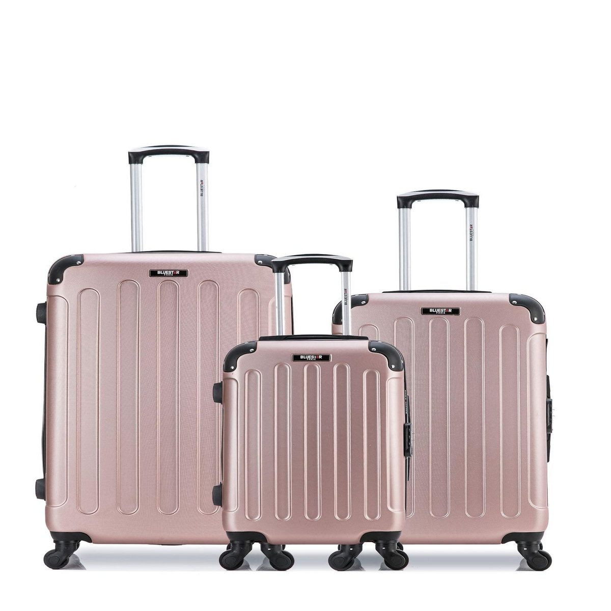 BLUESTAR BLUESTAR - LOT DE 3 - Valises grand format, weekend et cabine MADRID