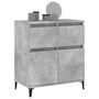 Voir la diapositive 4 : VIDAXL Buffet Gris beton 60x35x70 cm Bois d'ingenierie