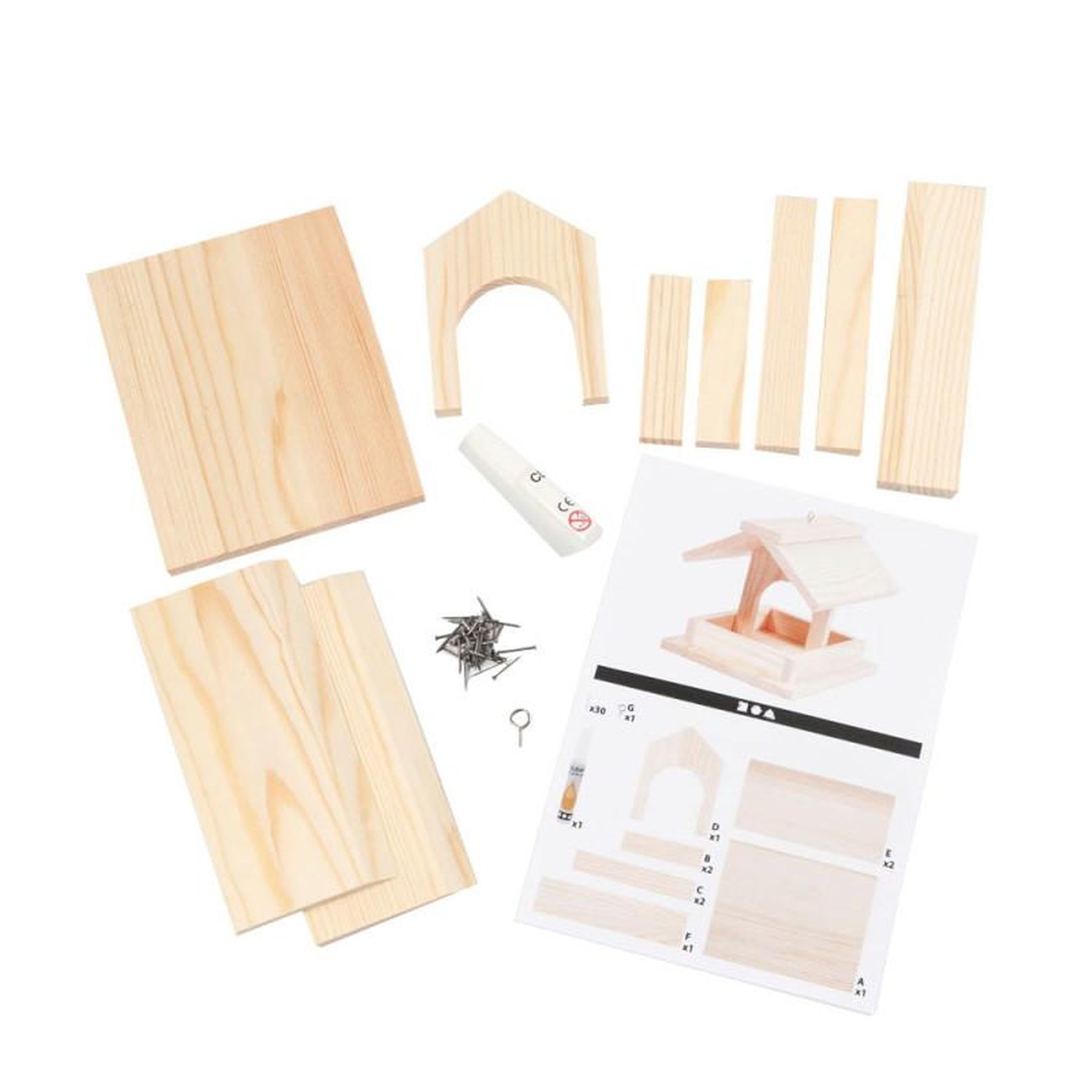 Voir la diapositive 3 : CREATIV COMPANY CREATIV COMPANY Wooden Bird Feeder House