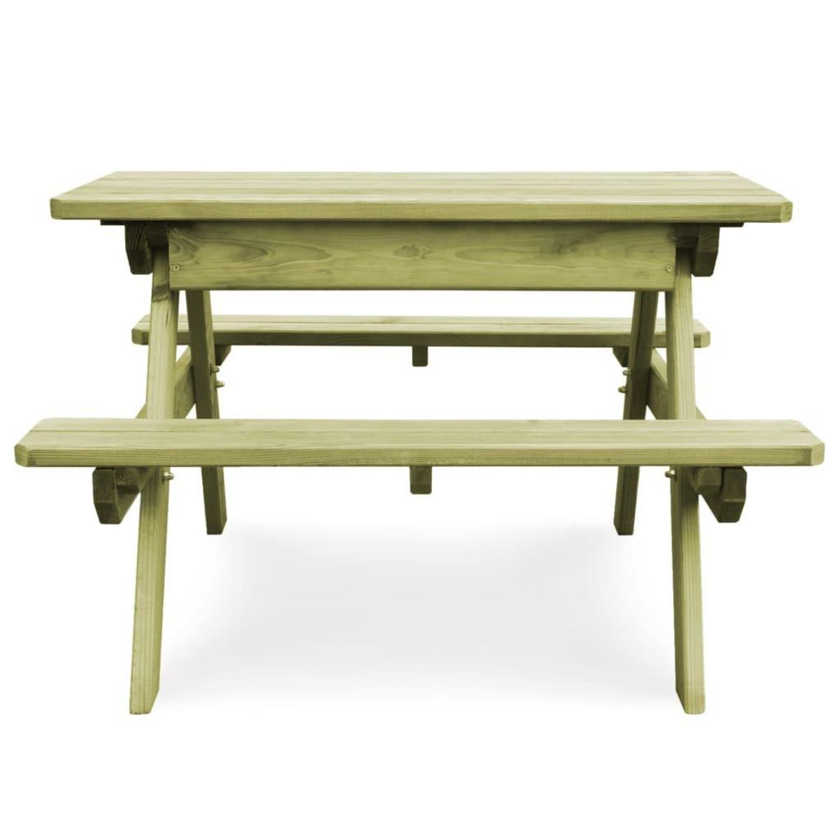 VIDAXL Table de pique-nique pour enfants avec bancs Pinede impregnee