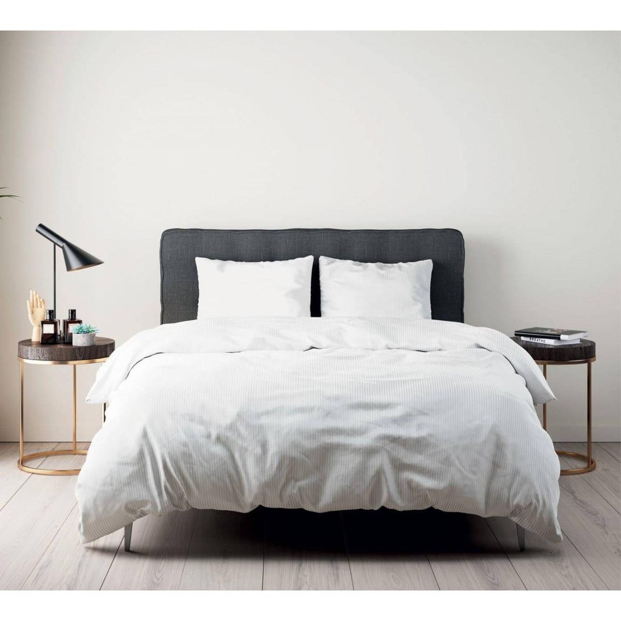 Voir la diapositive 2 : BELLECOUR Housse de couette Satin de coton VERSATIN