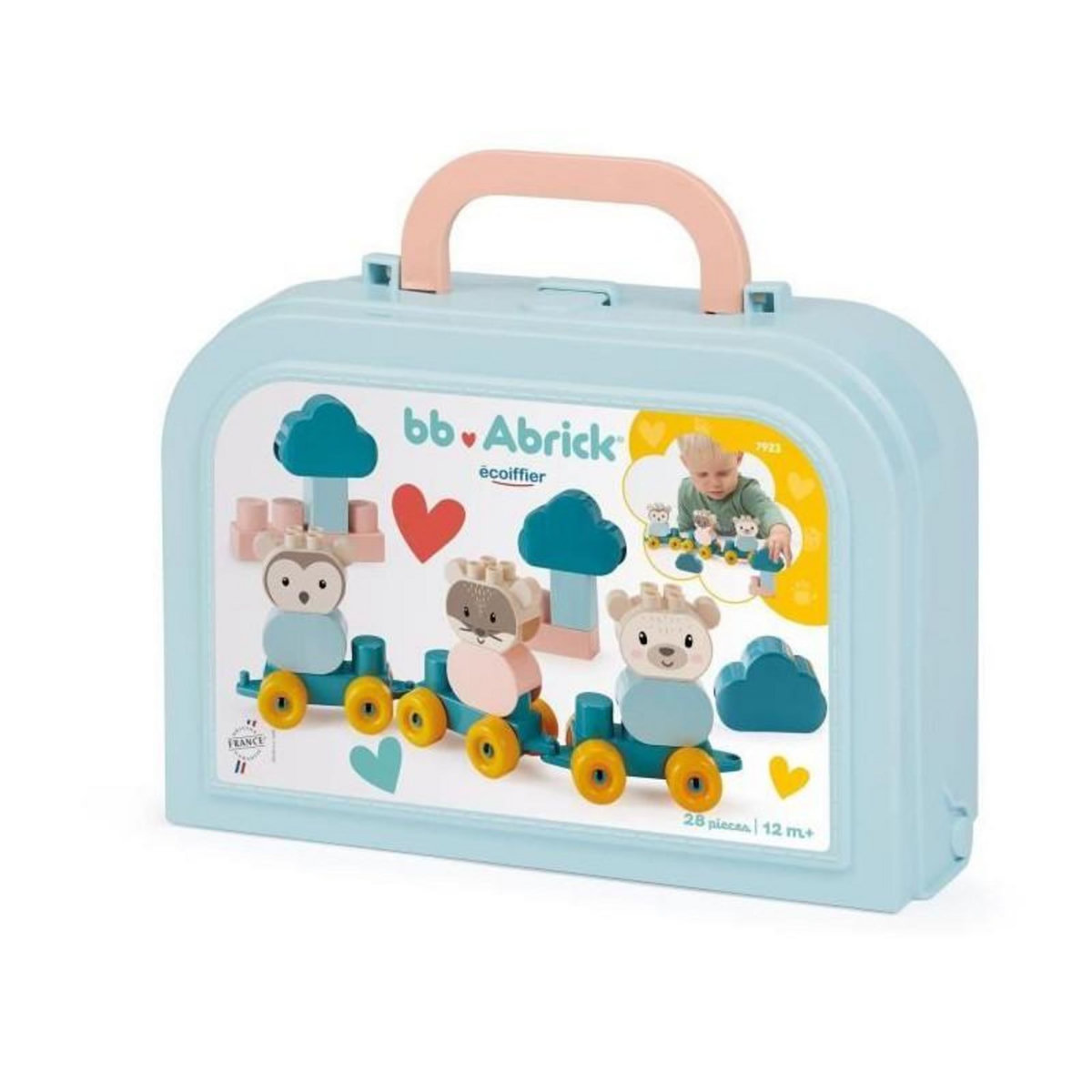 Ecoiffier ECOIFFIER 7923 BB Abrick - Valisette - 12 mois - C'est parti pour le voyage