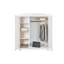 Voir la diapositive 4 : Armoire de chambre en bois massif 3 portes BASTIAN