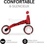 Voir la diapositive 3 : HAUCK Porteur Ride-on 1st Ride Three Coccinelle Rouge
