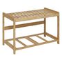 Voir la diapositive 3 : FIVE Banc 2 Paniers de Rangements en Bambou  Tidy  66cm Naturel