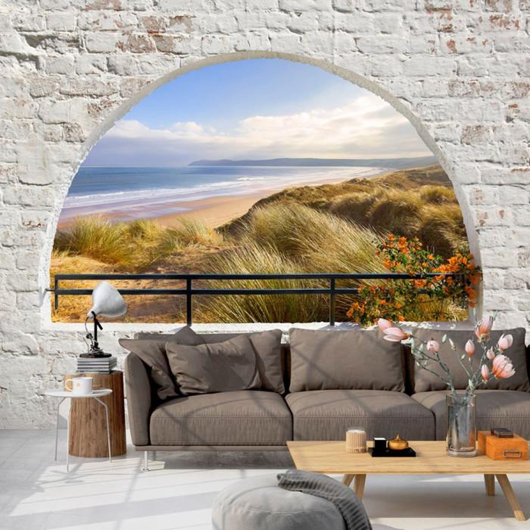 Paris Prix Papier Peint  Hidden Beach. Coloris disponibles : Multicolore