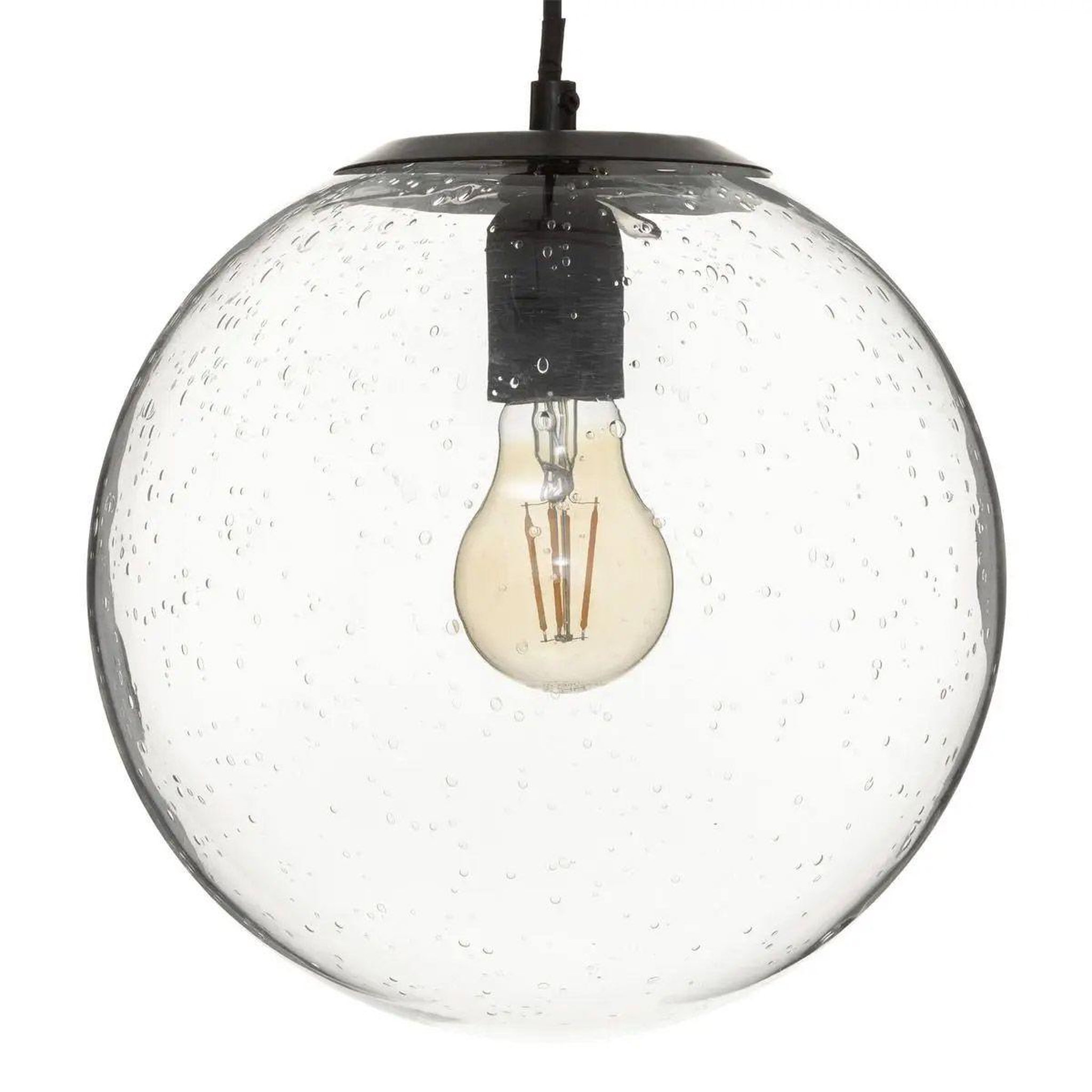 Voir la diapositive 3 : ATMOSPHERA Lampe suspension design  nunn  25cm transparent